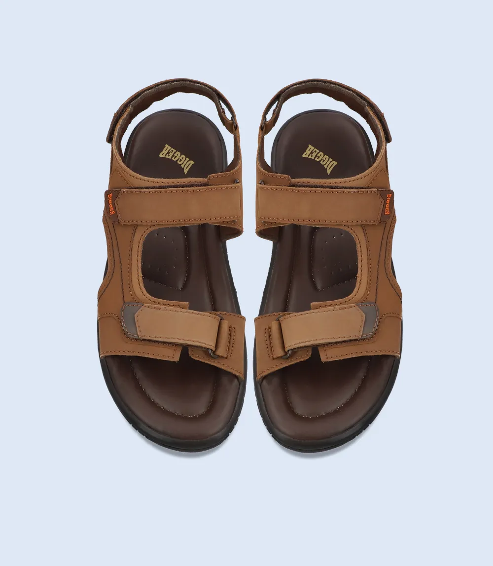 BM6189-BROWN-Men Sandal