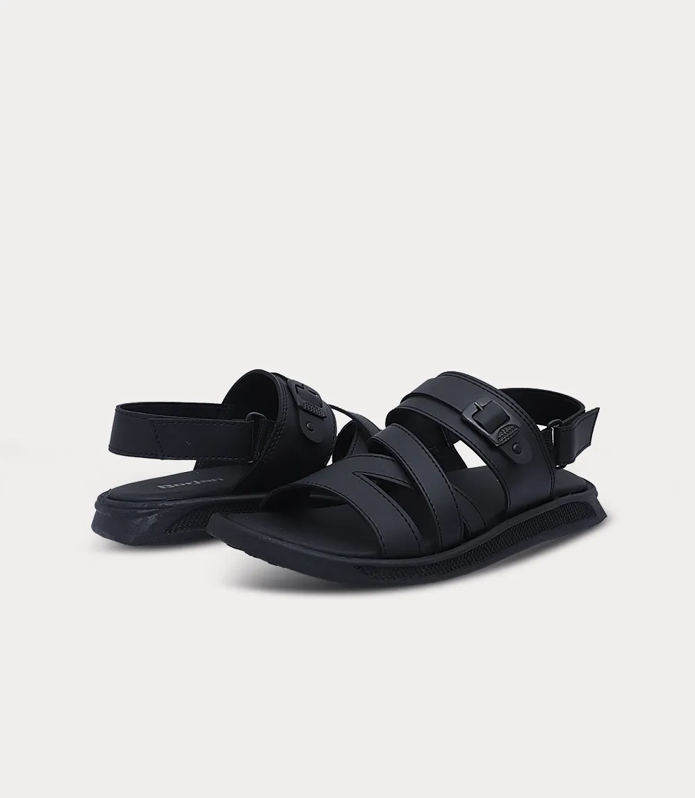 BM6826-BLACK-Men Sandal