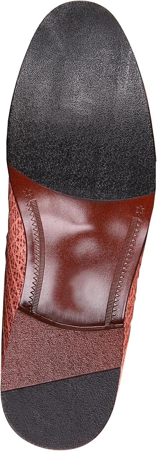 Bolano Sarlo Men's Dress Shoes, Black Glitter Loafer for Prom, Metallic Tuxedo Slip-on