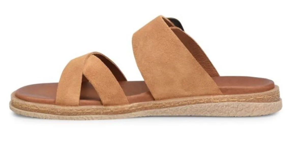 Born Tan Camel Suede Caite Womens Sandals BR0037037