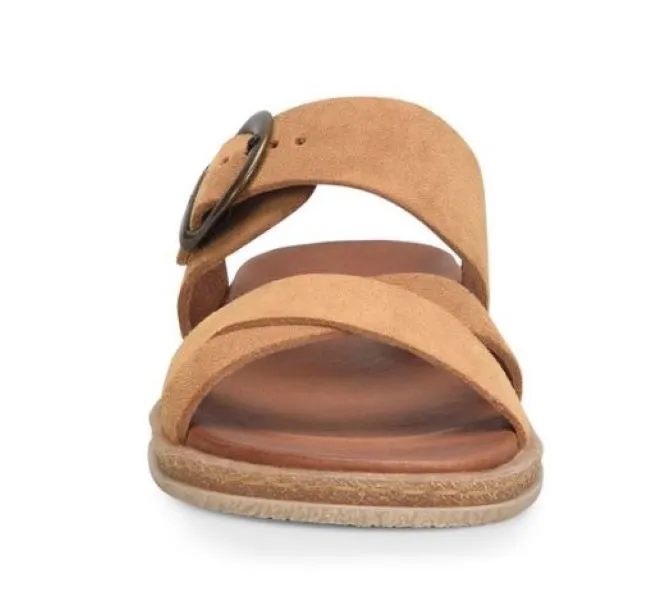 Born Tan Camel Suede Caite Womens Sandals BR0037037