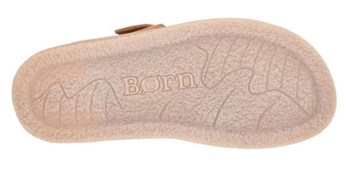 Born Tan Camel Suede Caite Womens Sandals BR0037037