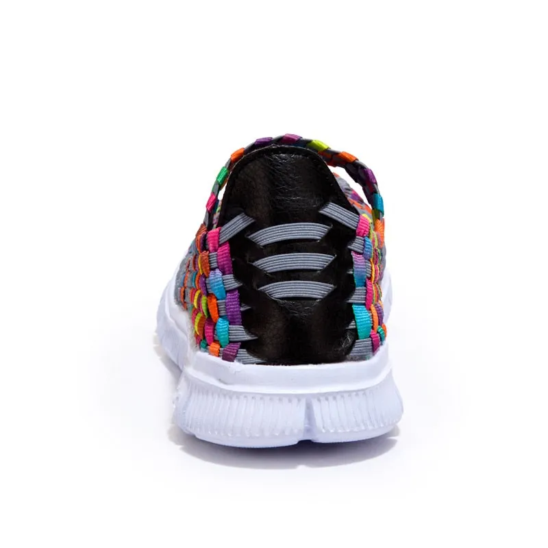 Breathable Anti Slip Walking Woven Shoes