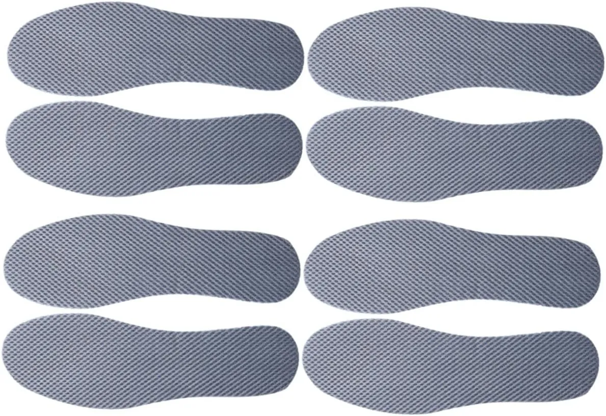 Breathable Sports Insoles for Men Shock Absorbing Shoe Cushions Pack for and Reduced Foot Fatigue