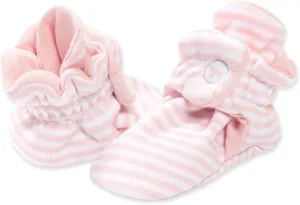 Burt's Bees Baby Booties, Organic Cotton Adjustable Infant Sock