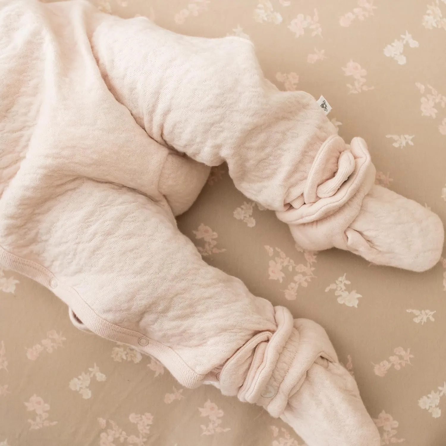 Burt's Bees Baby Booties, Organic Cotton Adjustable Infant Sock