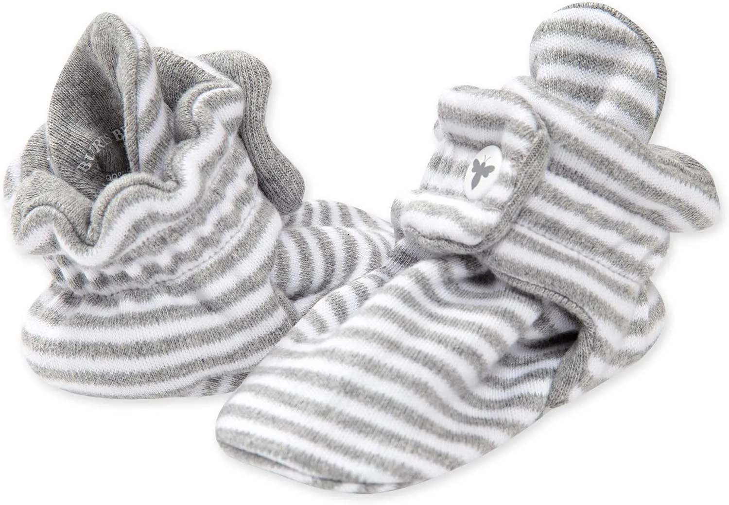 Burt's Bees Baby Booties, Organic Cotton Adjustable Infant Sock
