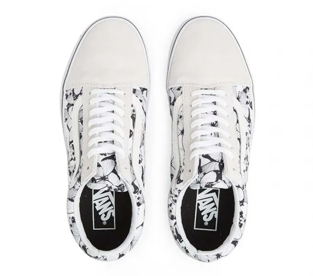 (BUTTERFLY) OLD Cost-efficient Large assortment SKOOL | | VANS TRUE WHITE BLACK
