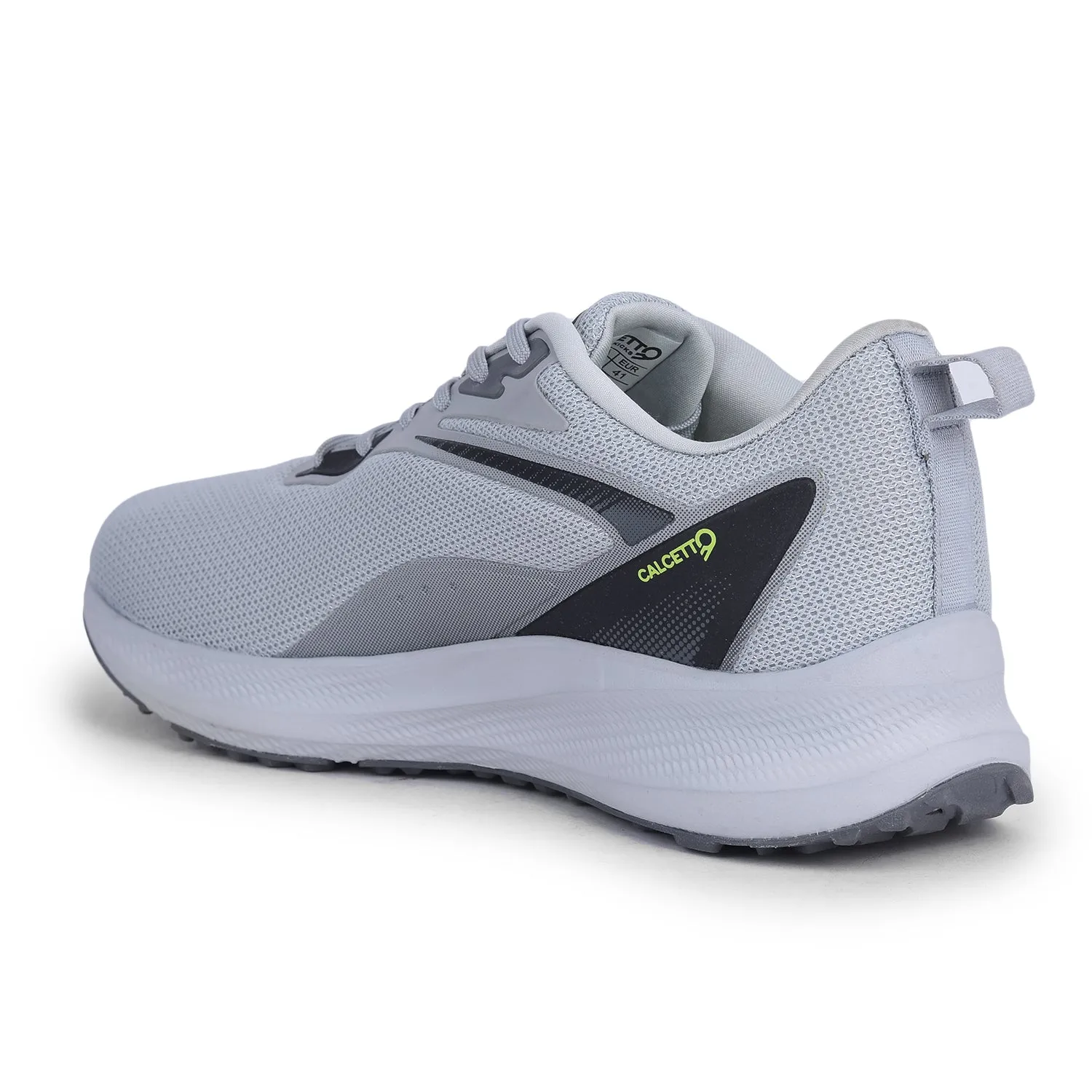 Calcetto Lightweight Casual Men'S Running Sports Shoes CLT-2054 Light Grey Lime