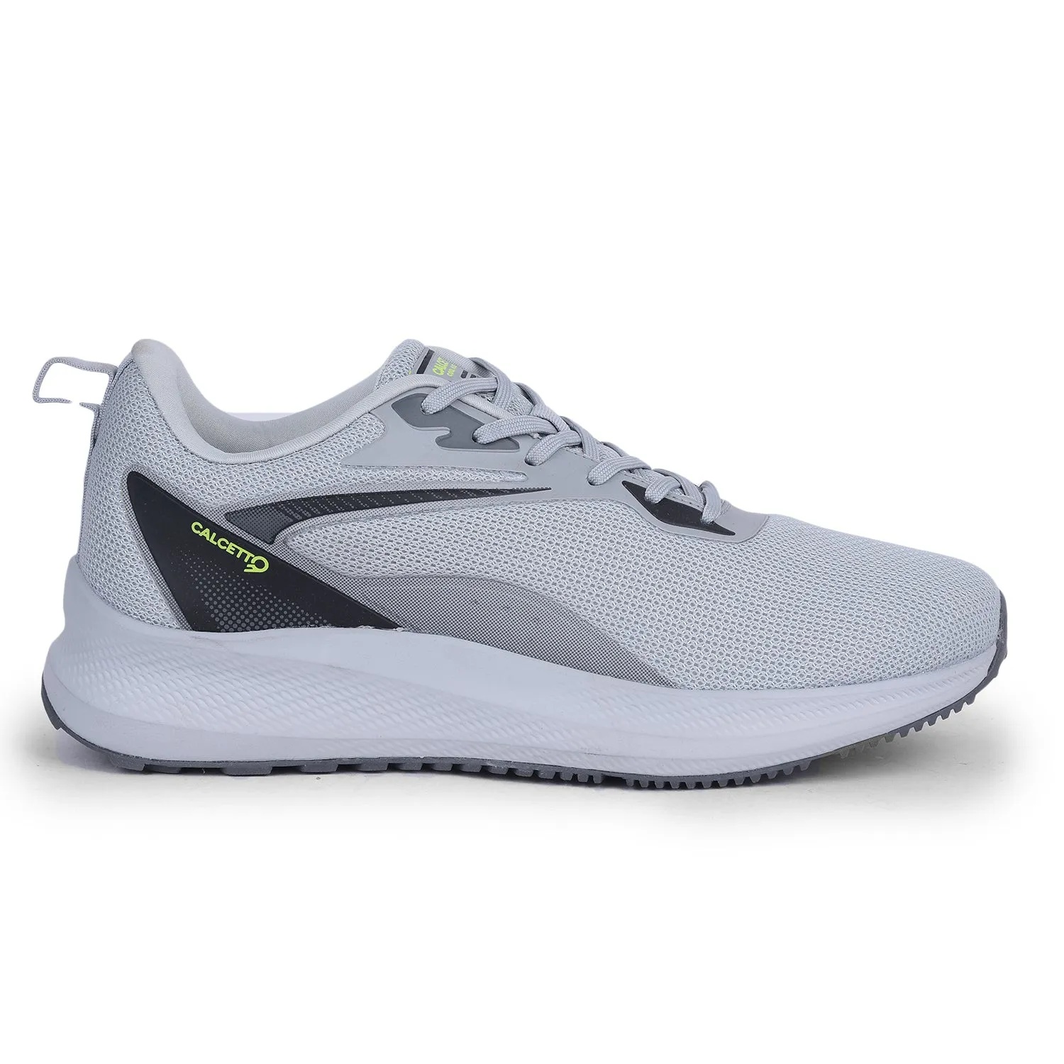 Calcetto Lightweight Casual Men'S Running Sports Shoes CLT-2054 Light Grey Lime
