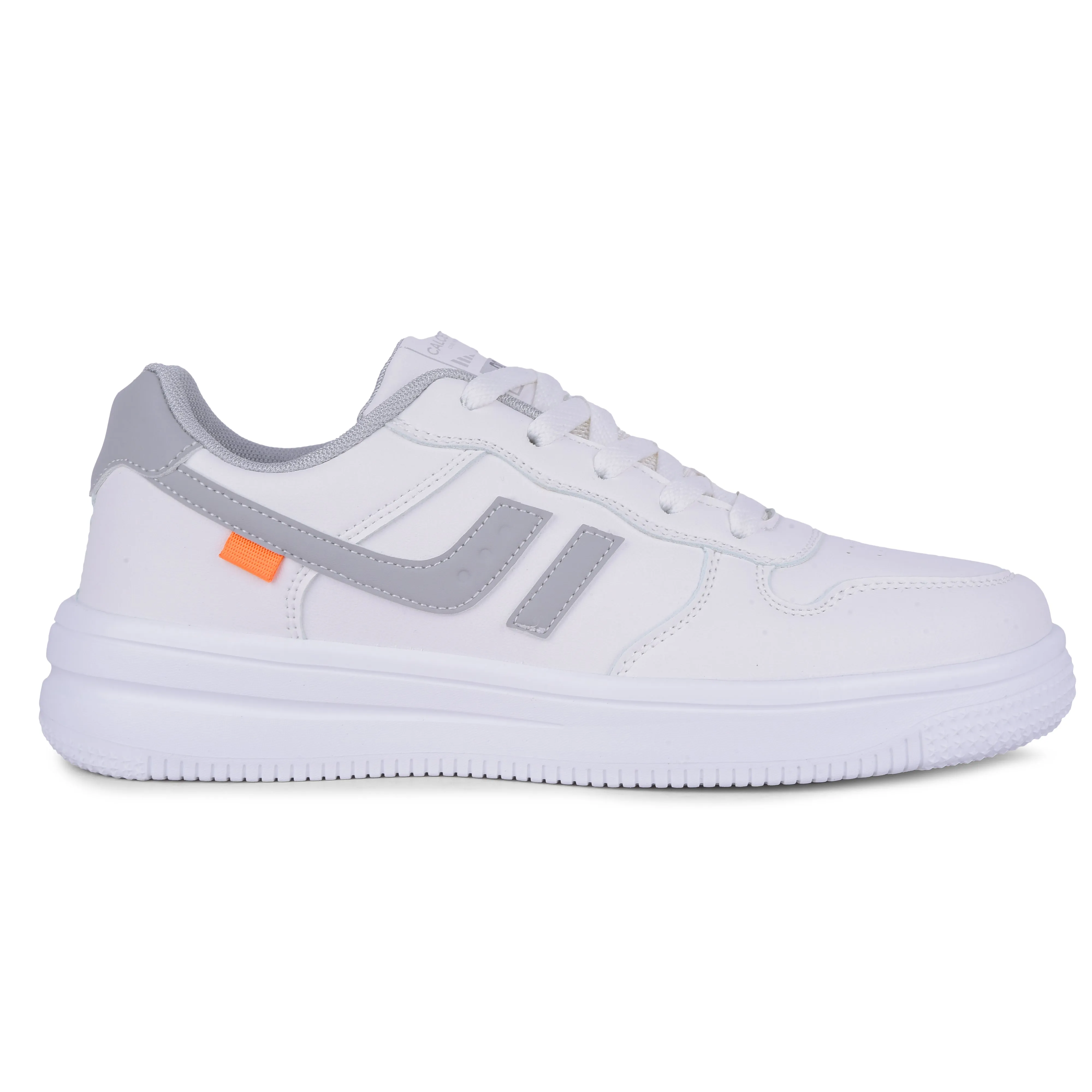 Calcetto Lightweight Casual Men'S Sneakers Shoes CLT-2027 White Grey