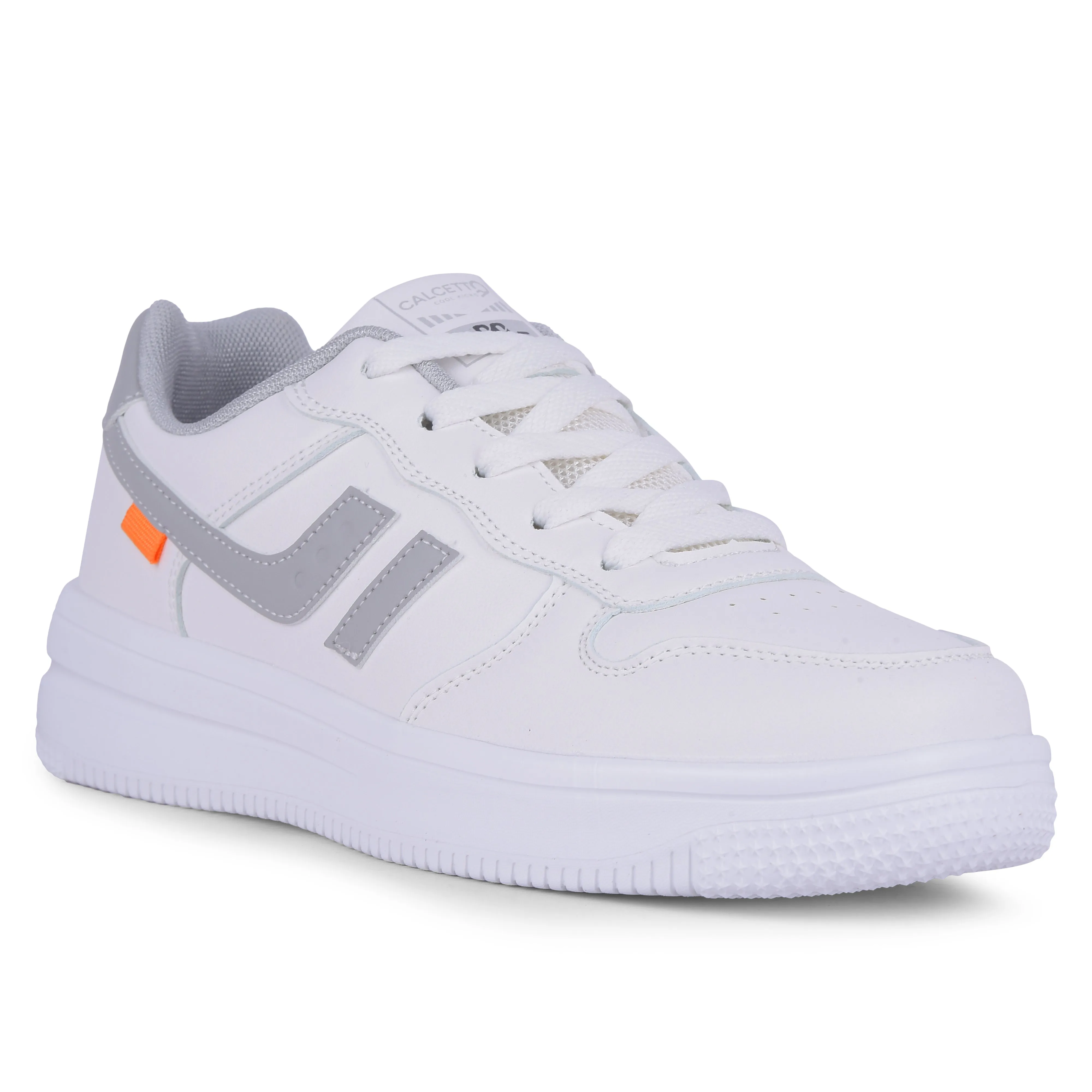 Calcetto Lightweight Casual Men'S Sneakers Shoes CLT-2027 White Grey