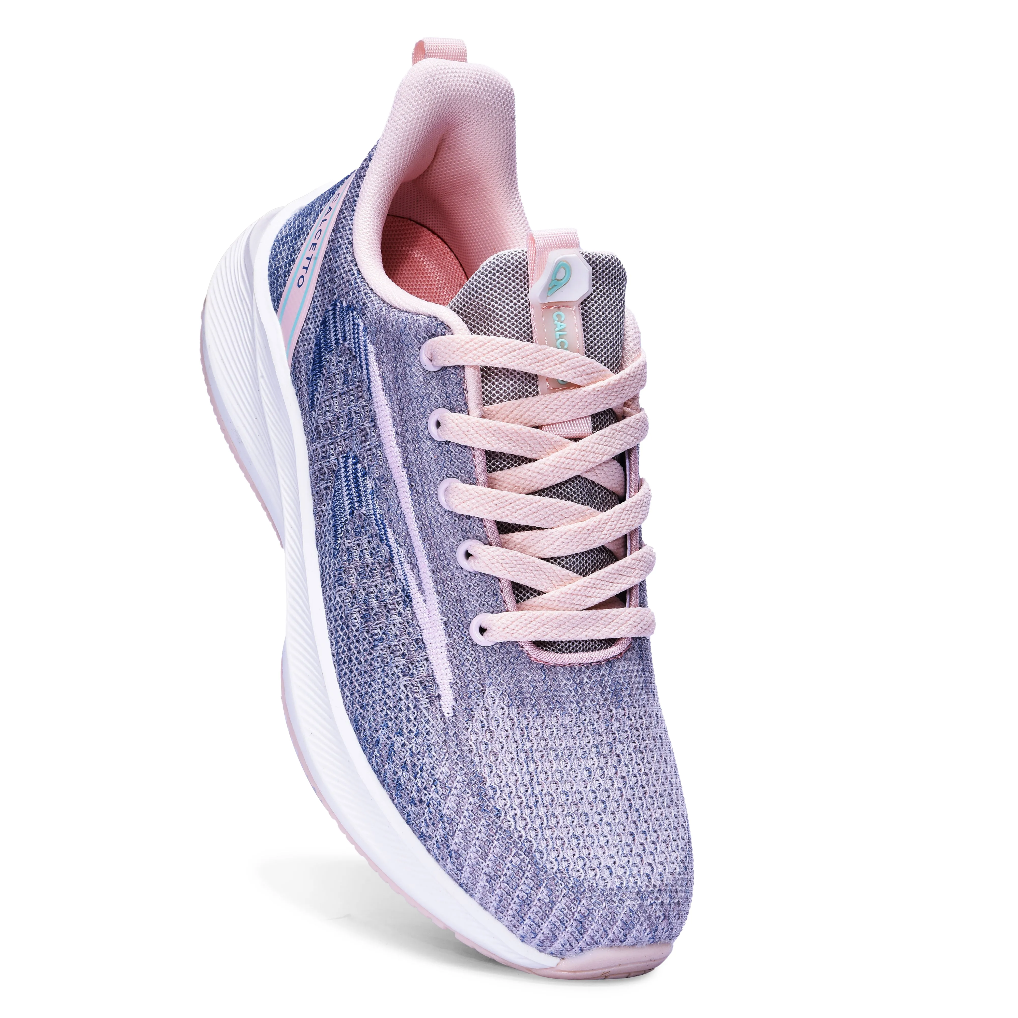 Calcetto Lightweight Casual Women'S Running Sports Shoes CLT-9823 Dark Grey Peach