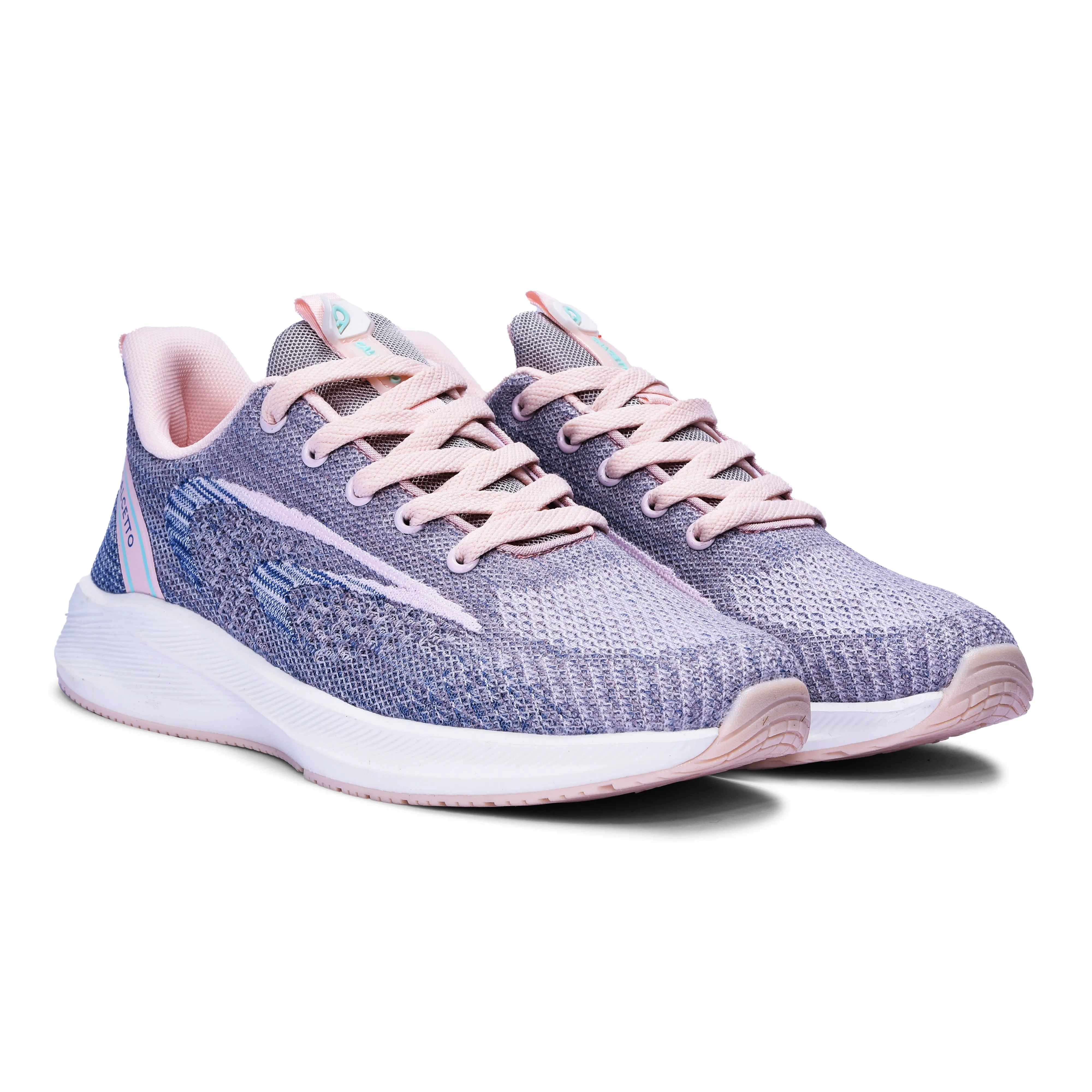 Calcetto Lightweight Casual Women'S Running Sports Shoes CLT-9823 Dark Grey Peach