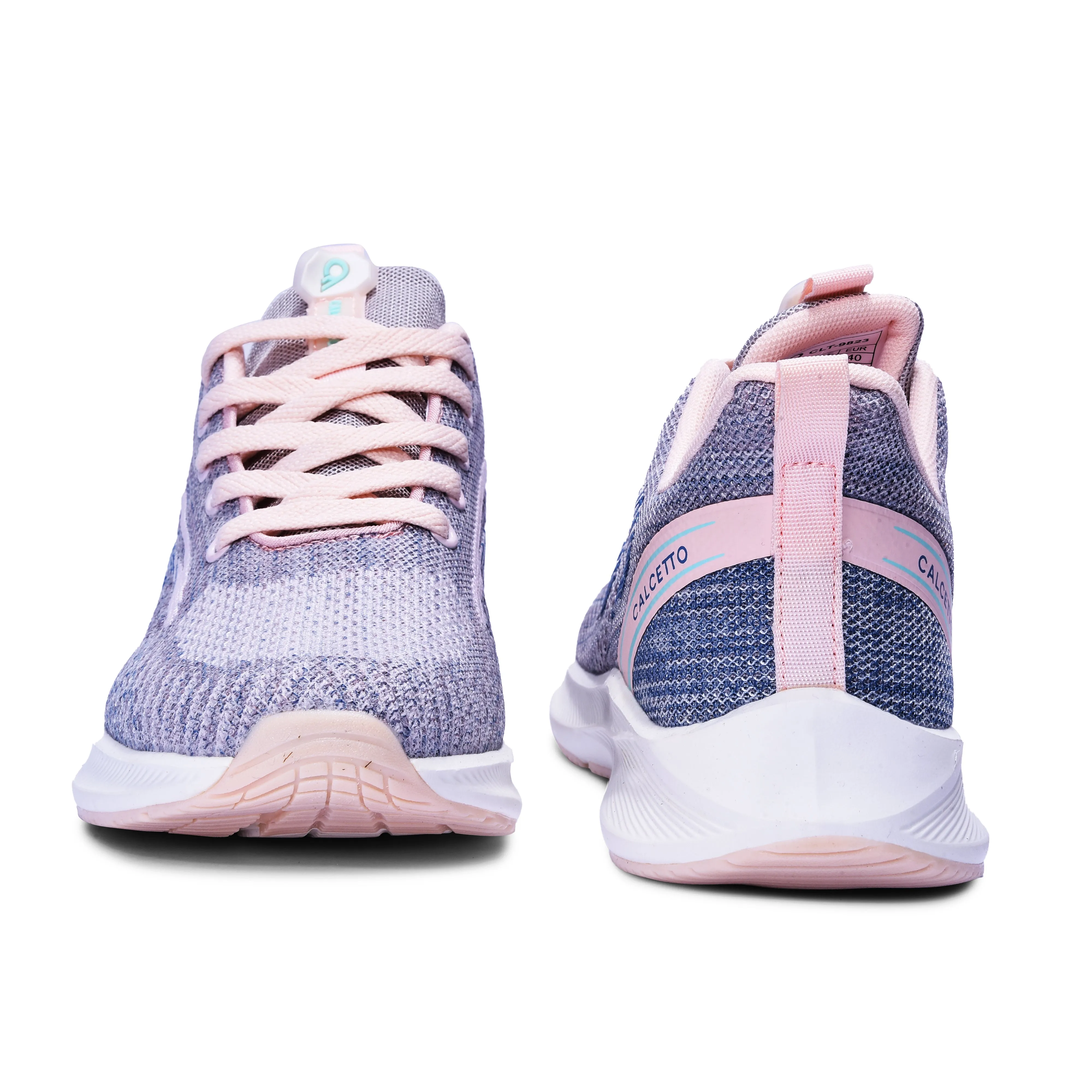 Calcetto Lightweight Casual Women'S Running Sports Shoes CLT-9823 Dark Grey Peach