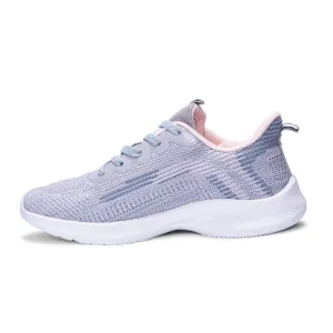 Calcetto Lightweight Casual WoMen's Running Sports Shoes CLT-9827 Light Grey Pink