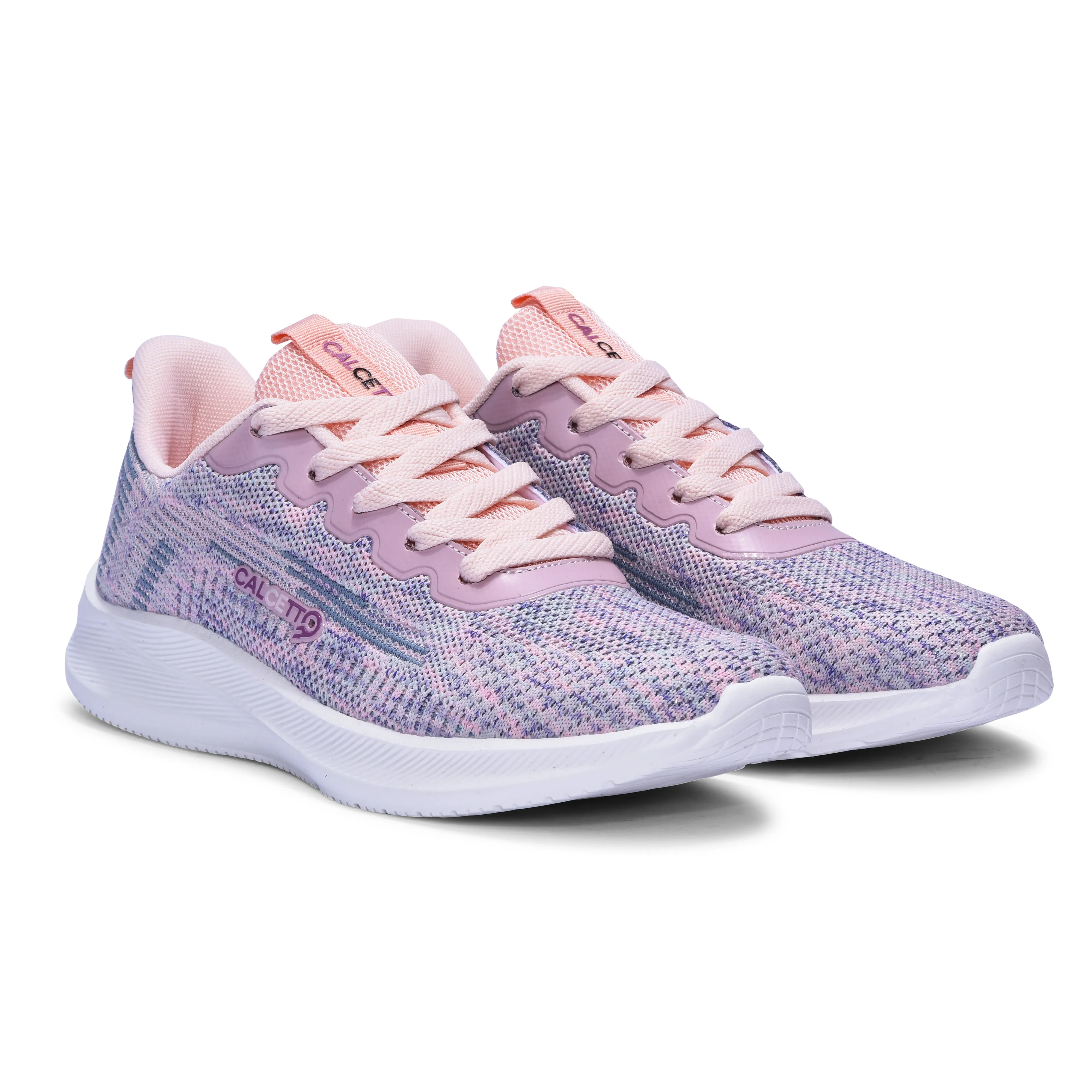 Calcetto Lightweight Casual Women's Running Sports Shoes CLT-9827 Peach