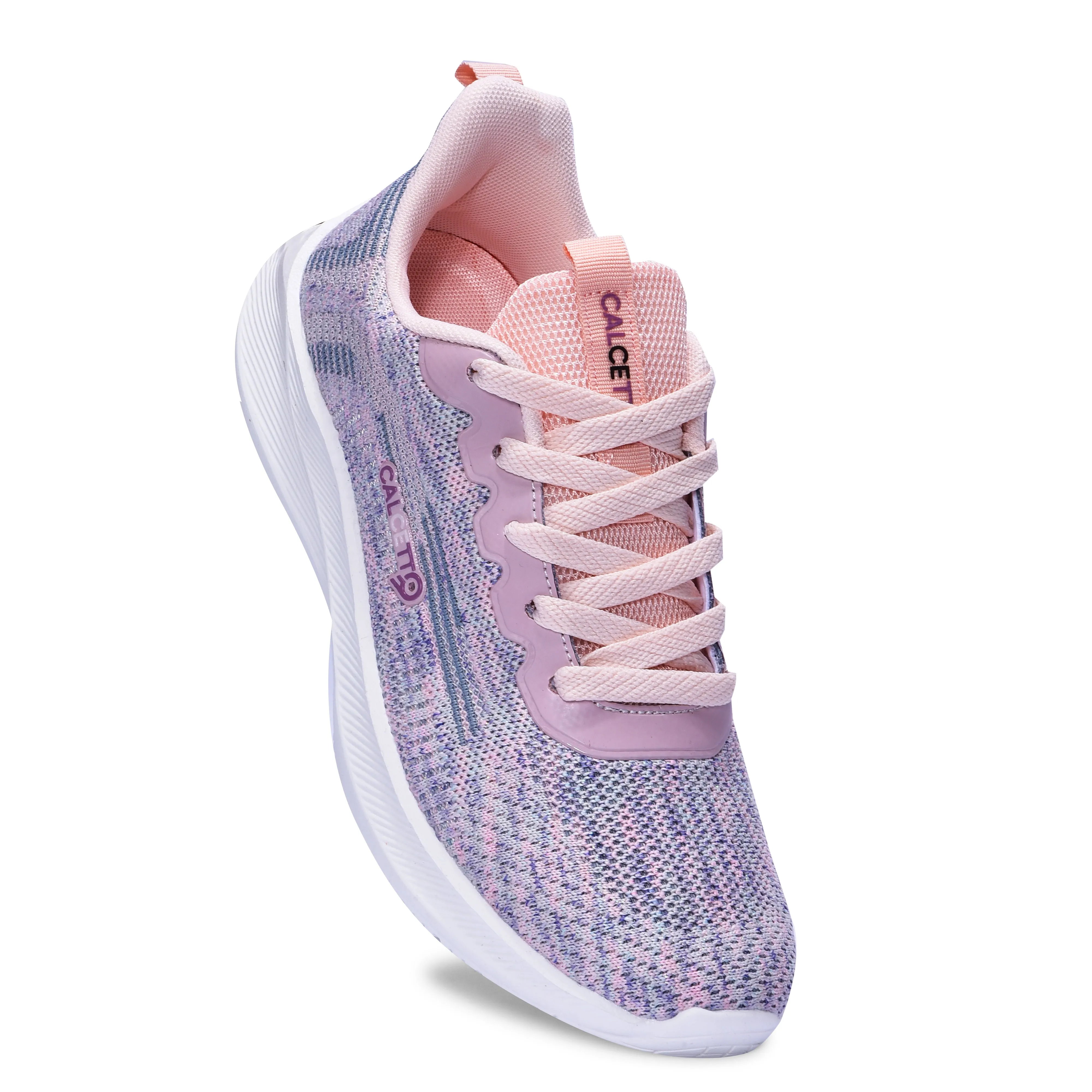 Calcetto Lightweight Casual Women's Running Sports Shoes CLT-9827 Peach