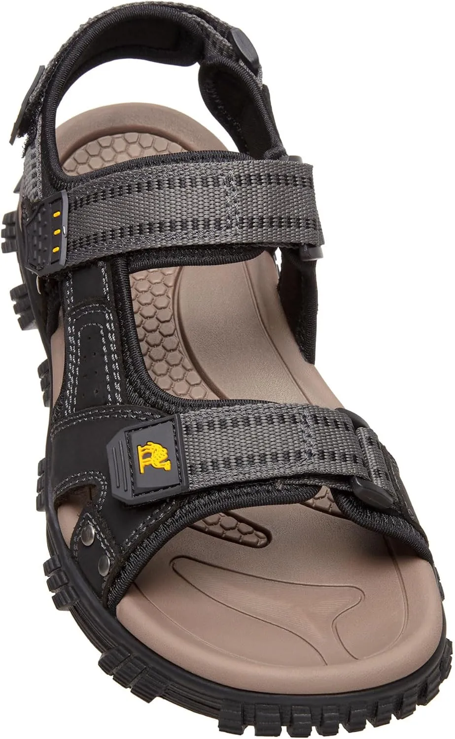 CAMEL CROWN Men's Water Sandals Waterproof Arch Support Hiking Sandals Comfort Leather Sandals Adjustable Athletic Outdoor Sandals for Summer Beach Trail Walking