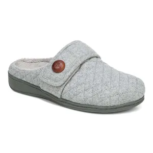 Carlin Mule Slipper - Light Grey