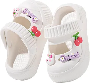 Cartoon Children Slippers Baby Sandals Soft Lightweight Middle and Small Children Out of The Hole Kids Slippers Girls
