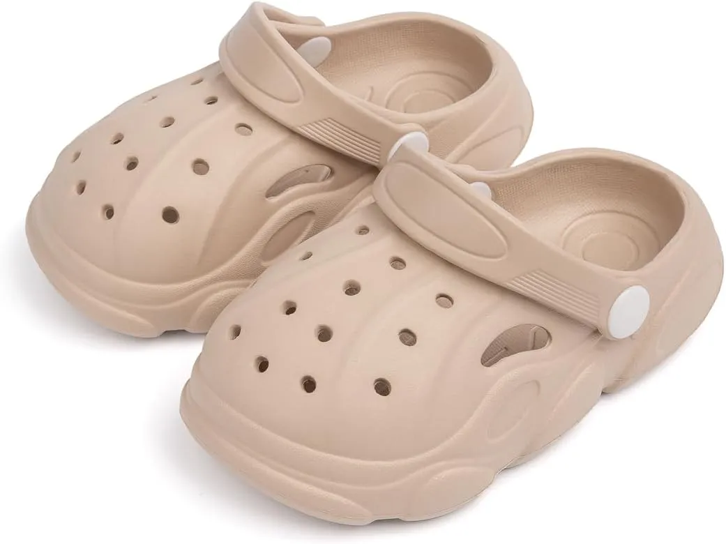 Casazoe Toddler Boys Girls Cute Garden Clogs Kids Slip On Water Shoes EVA Lightweight Summer Slipper Slides Baby Comfort Sandals Children Outdoor Shower Beach Pool Play Shoes