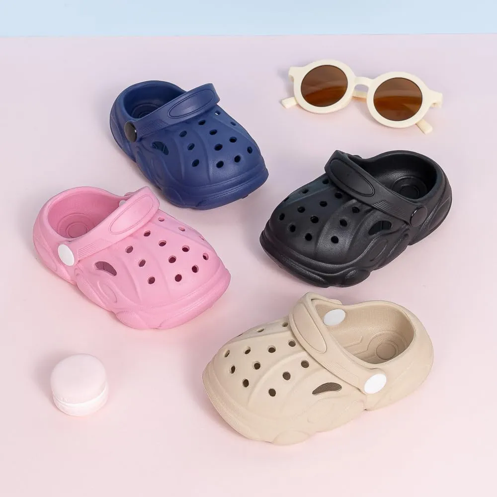 Casazoe Toddler Boys Girls Cute Garden Clogs Kids Slip On Water Shoes EVA Lightweight Summer Slipper Slides Baby Comfort Sandals Children Outdoor Shower Beach Pool Play Shoes