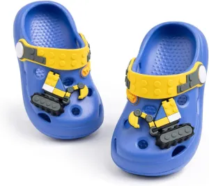 Casazoe Toddler Kids Boys Girls EVA Garden Clogs Summer Outdoor Slip On Water Sandals Children Lightweight Non-Slip Cartoon Closed Toe Slides House Slipper Beach Pool Play Shoes (Toddler/Little Kid)