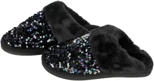 C.C Multi-Option Colorful Slip-On Slippers With Faux Fur Lining Indoor-Outdoor House For Women