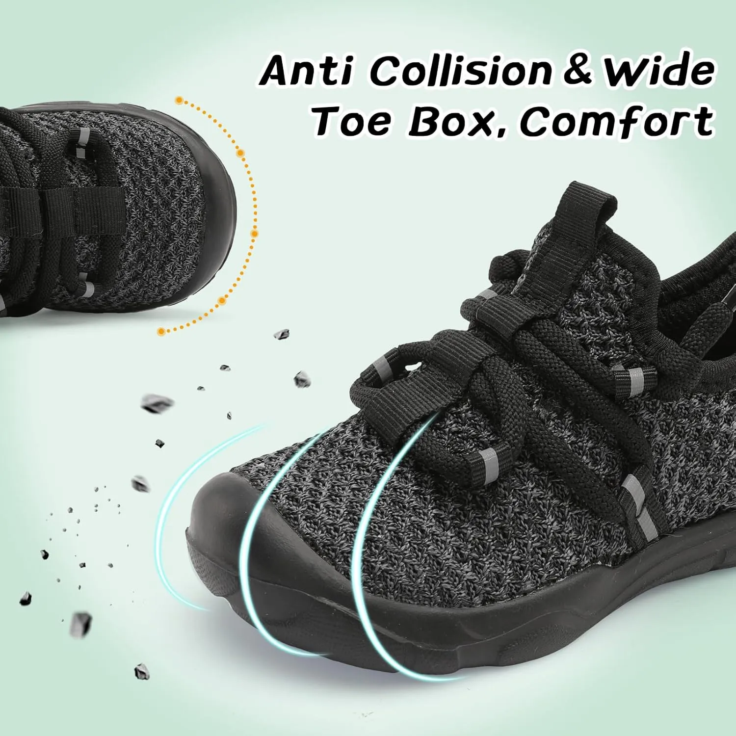 Centipede Demon Toddler Shoes Boys Girls Barefoot Shoes Kids Breathable Walking Running Shoe Slip on Sneakers Lightweight Outdoor Athletic Tennis Shoe