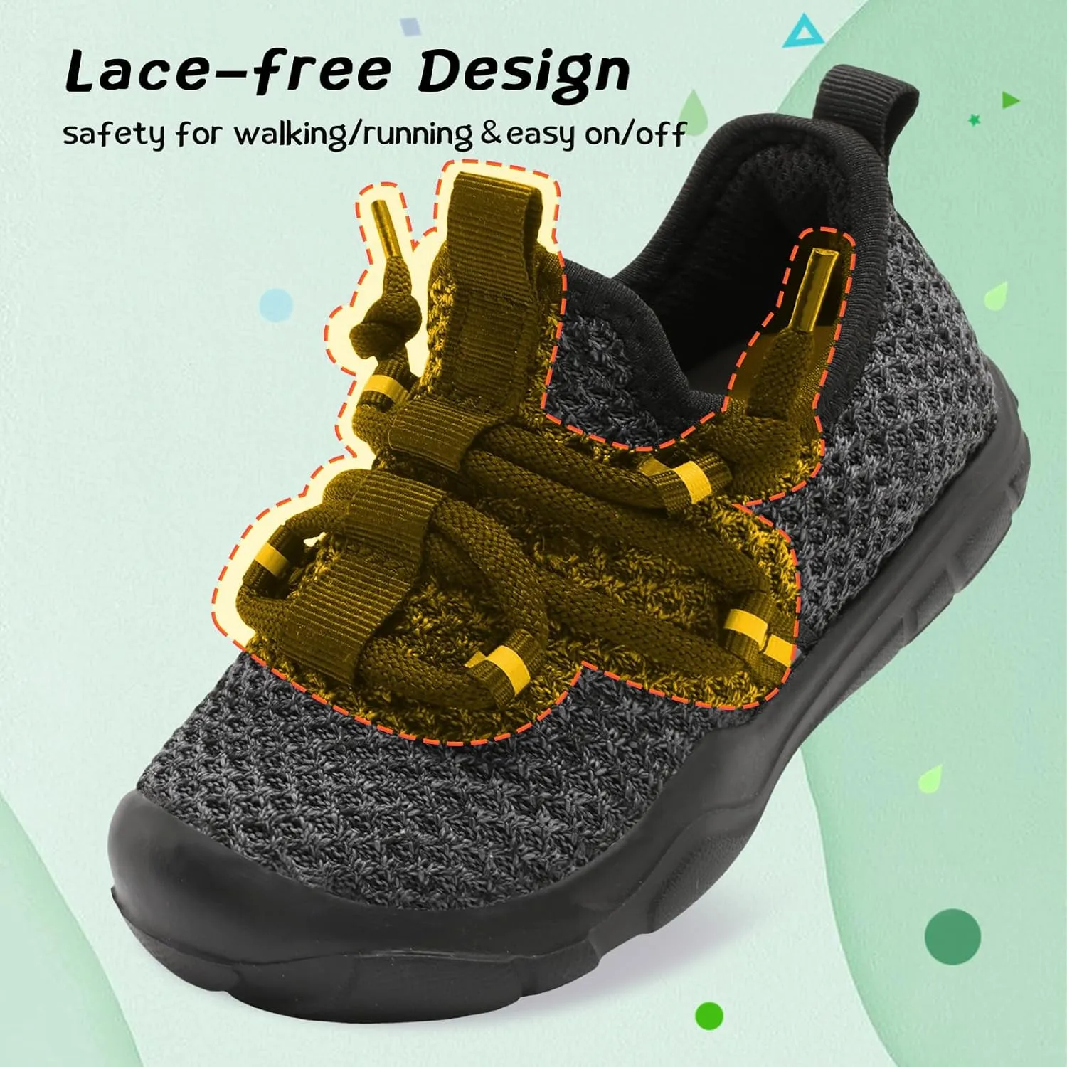 Centipede Demon Toddler Shoes Boys Girls Barefoot Shoes Kids Breathable Walking Running Shoe Slip on Sneakers Lightweight Outdoor Athletic Tennis Shoe