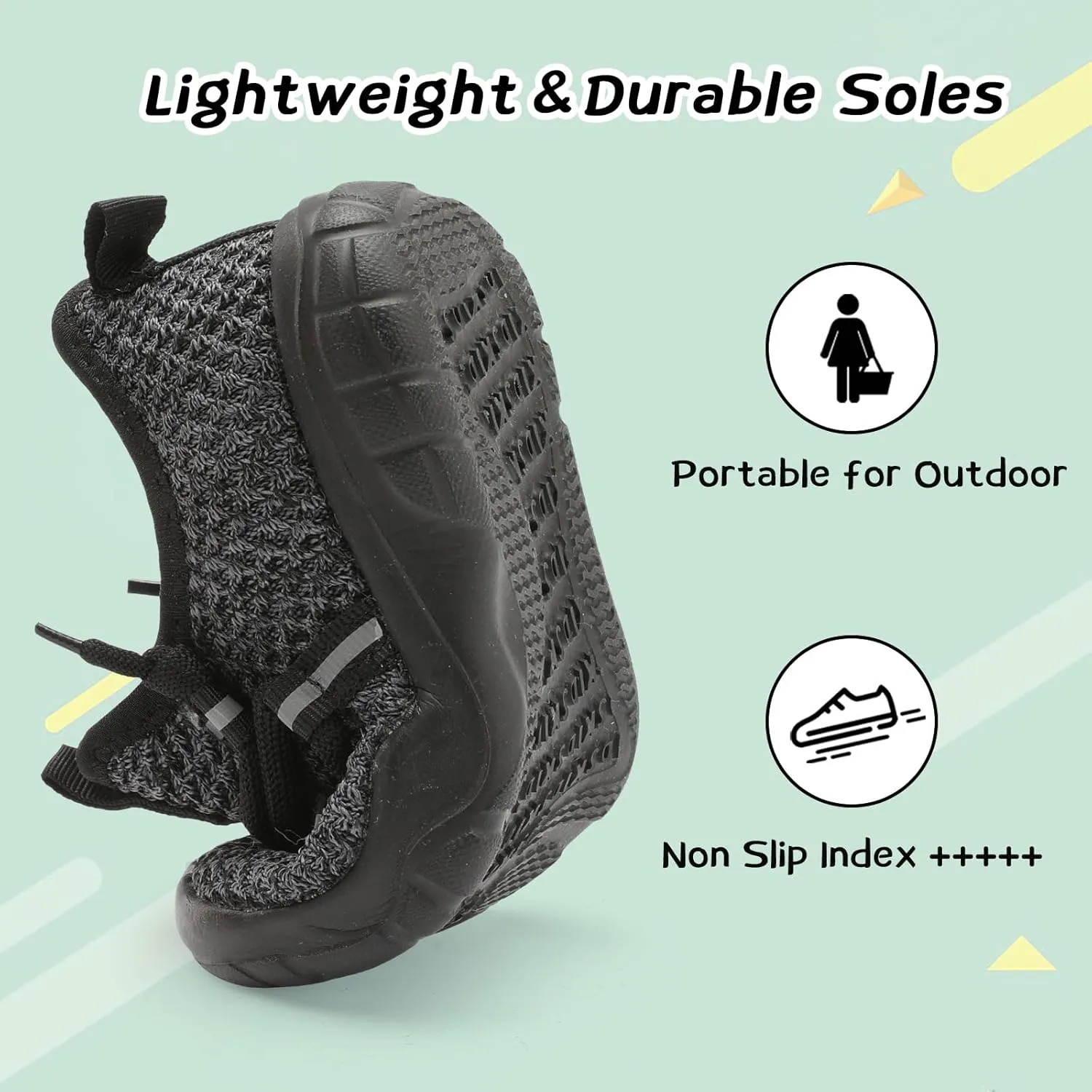Centipede Demon Toddler Shoes Boys Girls Barefoot Shoes Kids Breathable Walking Running Shoe Slip on Sneakers Lightweight Outdoor Athletic Tennis Shoe