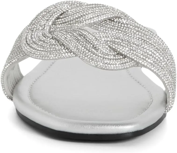 City Chic Women's Sparkle Slide Slipper