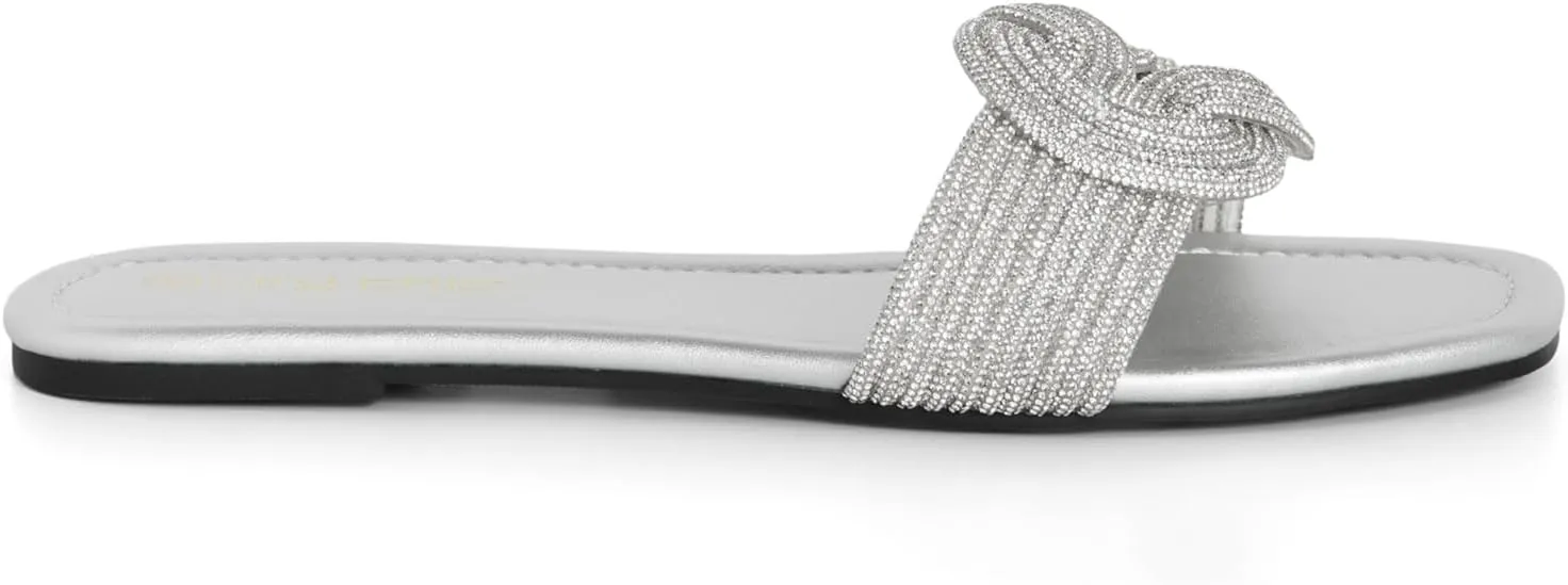 City Chic Women's Sparkle Slide Slipper