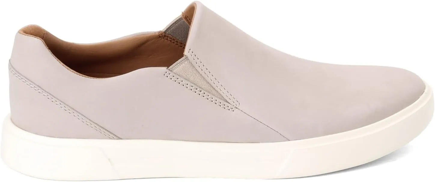 Clarks Men's Leather Shoe with Riptape Closure Sneaker