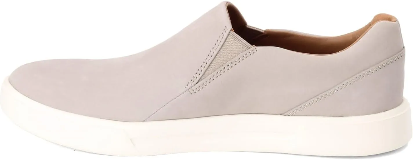 Clarks Men's Leather Shoe with Riptape Closure Sneaker