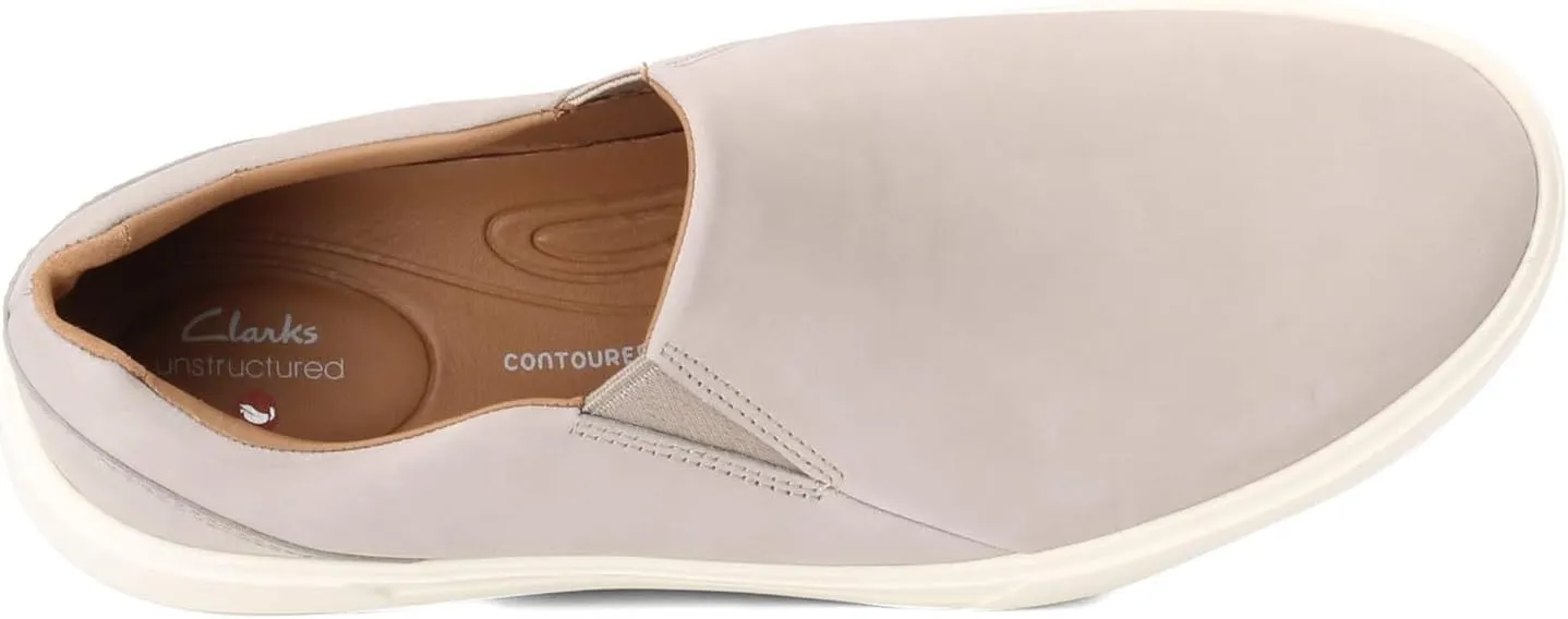 Clarks Men's Leather Shoe with Riptape Closure Sneaker