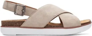 Clarks Women's Elayne Cross Flat Sandal