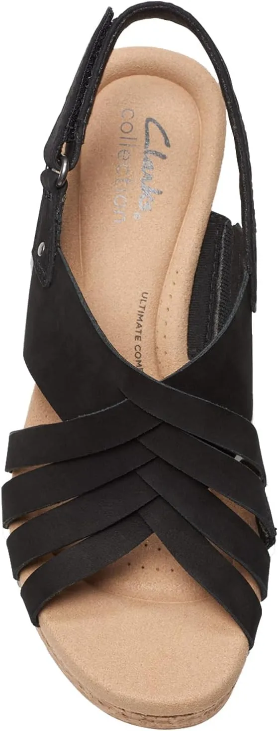 Clarks Women's Giselle Ivy Wedge Sandal