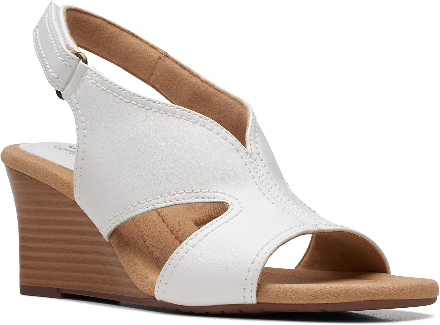 Clarks Womens Kyarra Aster Wedge Wedge Heels