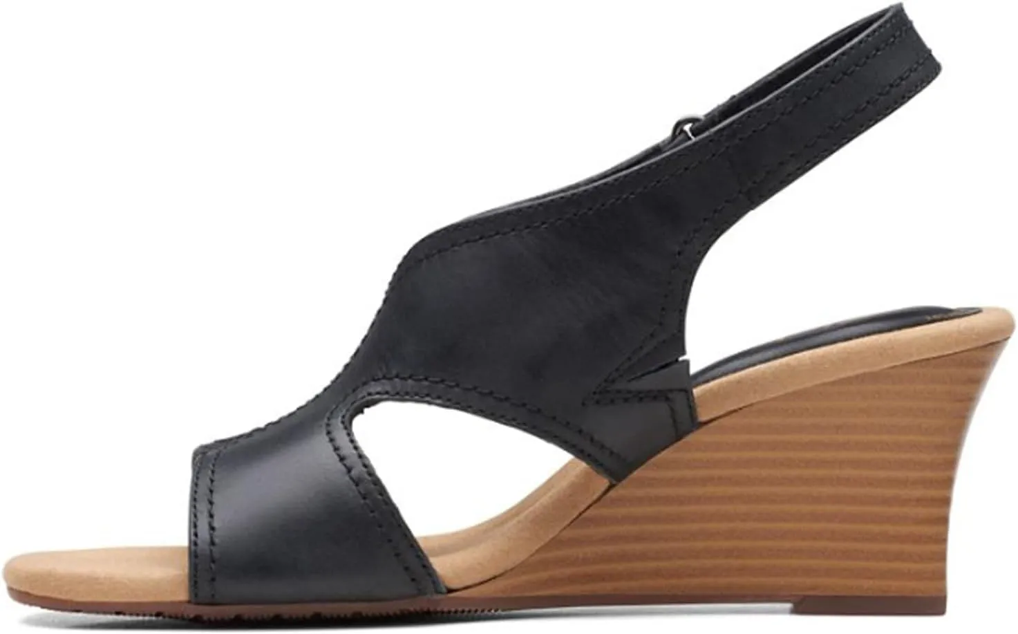 Clarks Womens Kyarra Aster Wedge Wedge Heels