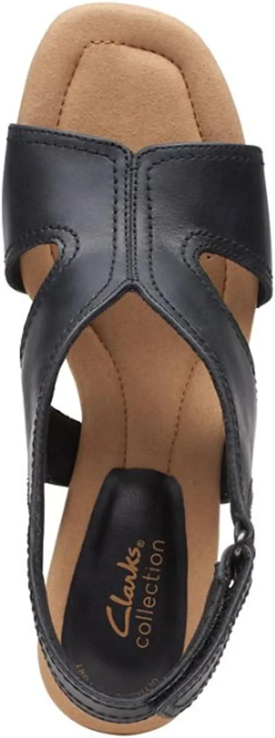 Clarks Womens Kyarra Aster Wedge Wedge Heels
