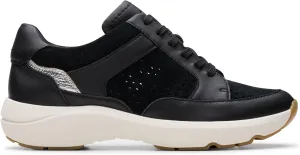 Clarks Women's Tivoli Walk Trainers, Black Combi, 6 Women