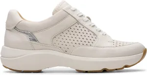 Clarks Women's Tivoli Walk Trainers, Off White Combi, 6 Women