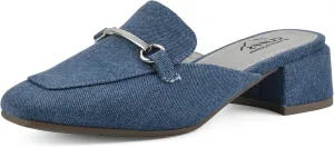 CLIFFS BY WHITE MOUNTAIN Women's Quin Low Block Heel Loafer Style Mule