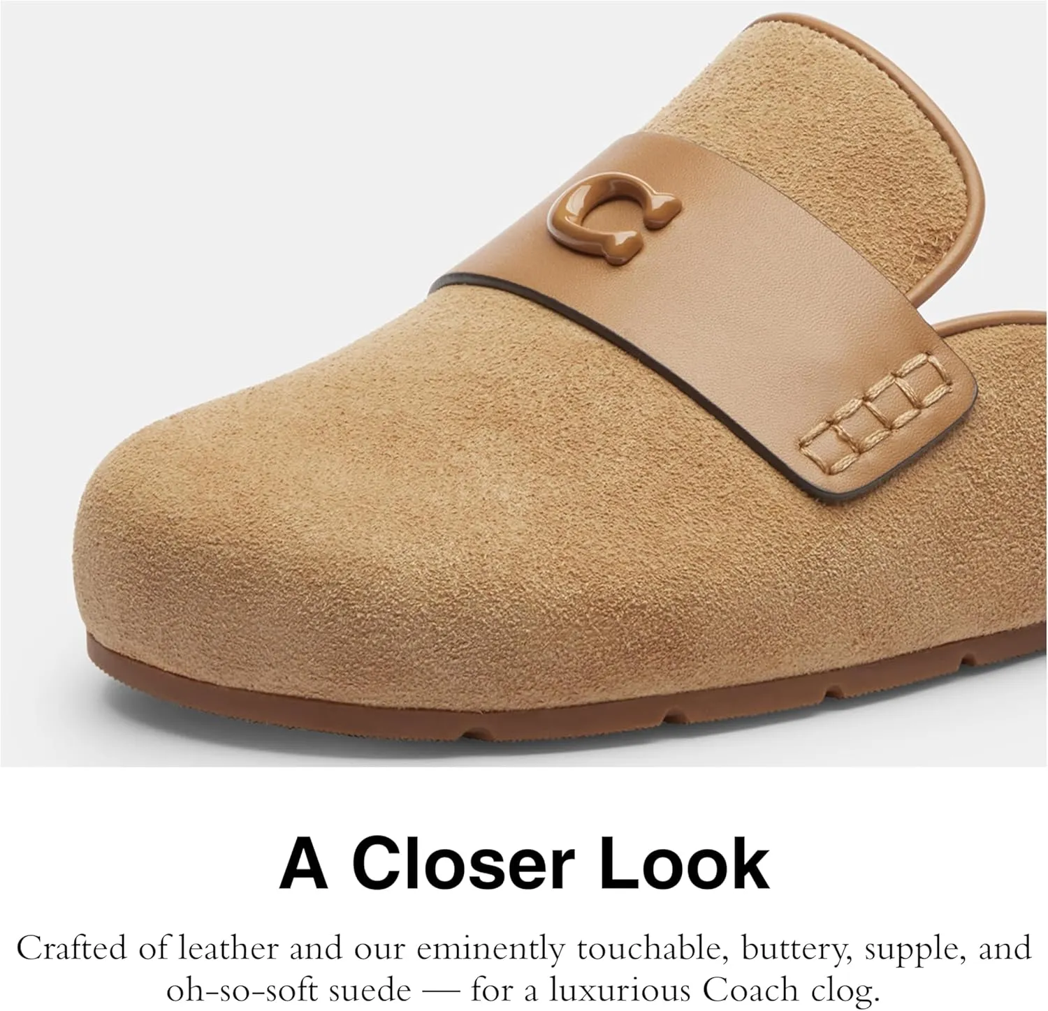 Coach Women's Sculpted C Clog Slipper
