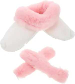 Comfort Breathable Clog Liners Washable Furry Inserts Toe Covers Ankle Protector for Shoes