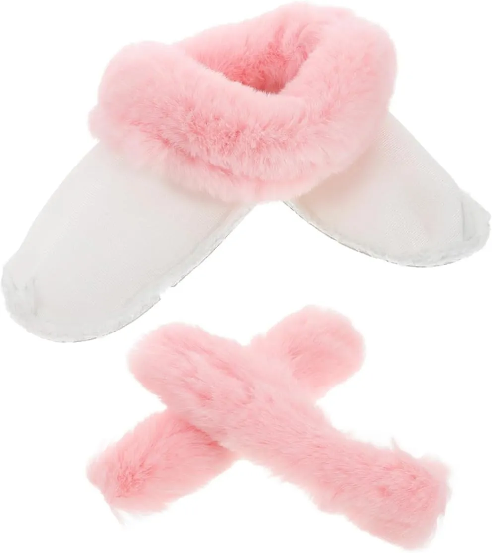 Comfort Breathable Clog Liners Washable Furry Inserts Toe Covers Ankle Protector for Shoes