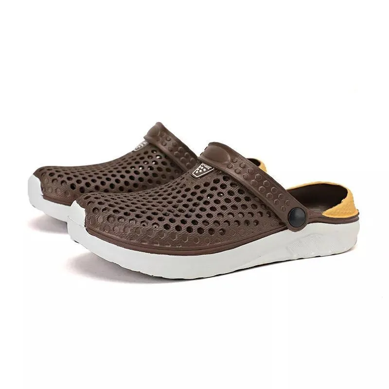 Comfortable closed and non-slip sandal