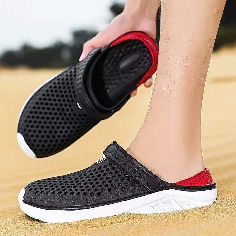 Comfortable closed and non-slip sandal